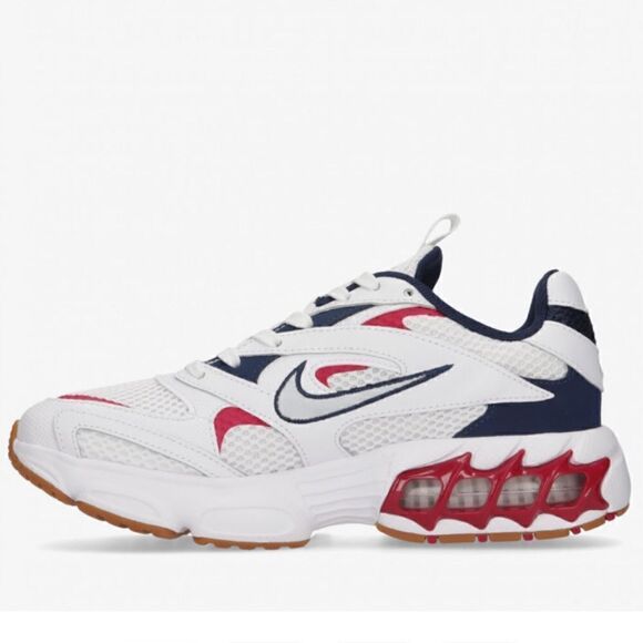 Zoom Air Fire White / Aura / Mystic
Hibiscus / Midnight Navy
Size 10.5 - Picture 1 of 6